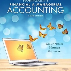 Test Bank For Horngren's Financial & Managerial Accounting