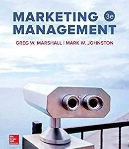 Solution Manual For Marketing Management (IRWIN MARKETING)