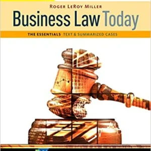 Test Bank For Cengage Advantage Books: Business Law Today