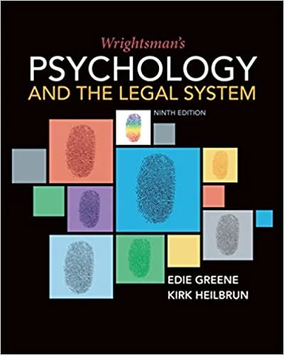 Test Bank For Wrightsman's Psychology and the Legal System