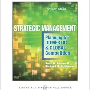Test Bank for Strategic Management