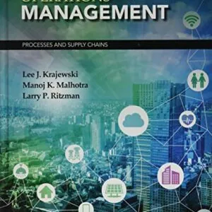 Test Bank For Operations Management: Processes and Supply Chains