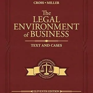 Test Bank for The Legal Environment of Business: Text and Cases